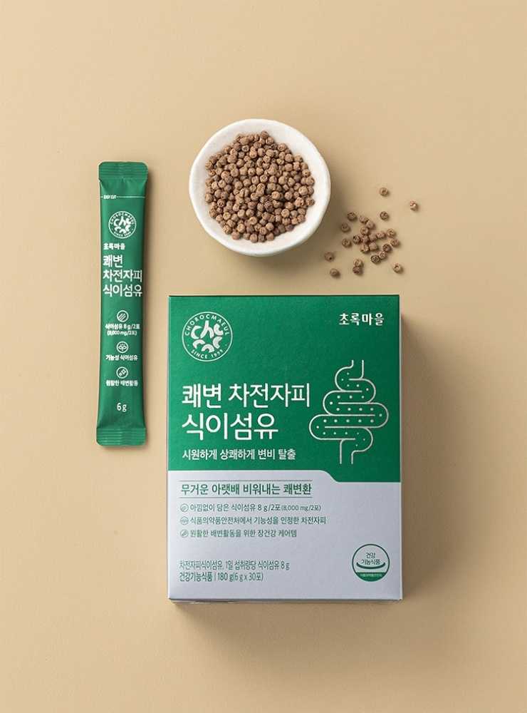 초록마을 쾌변 차전자피 식이섬유