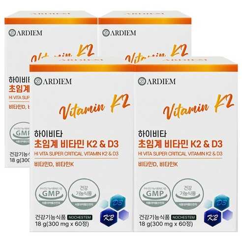 하이비타 초임계 비타민 K2 & D3