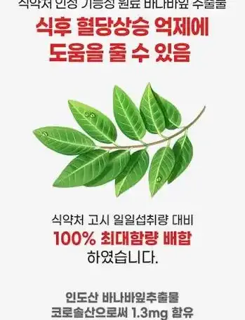 바나바잎추출물