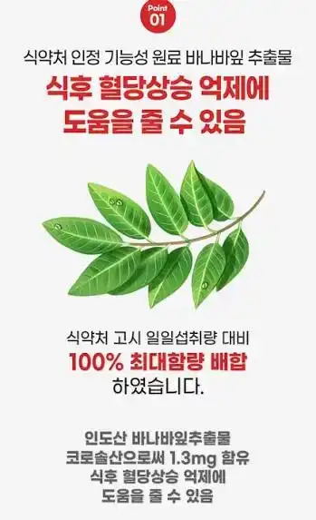 바나바잎추출물