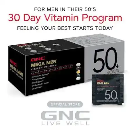 MEGA MEN Vitapak Program 50+ 남성 비타팩 프로그램 50+ (전량수출용)