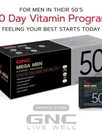 MEGA MEN Vitapak Program 50+ 남성 비타팩 프로그램 50+ (전량수출용)
