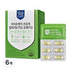 혈행에 이롭 식물성 초임계 rTG 오메가3