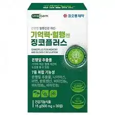 기억력·혈행엔 징코플러스