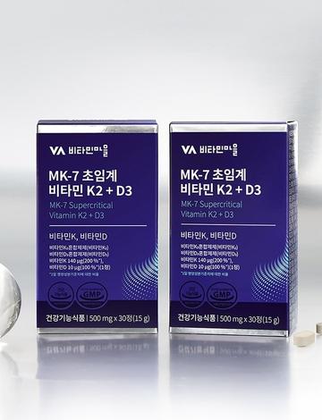 MK-7 초임계 비타민 K2 + D3
